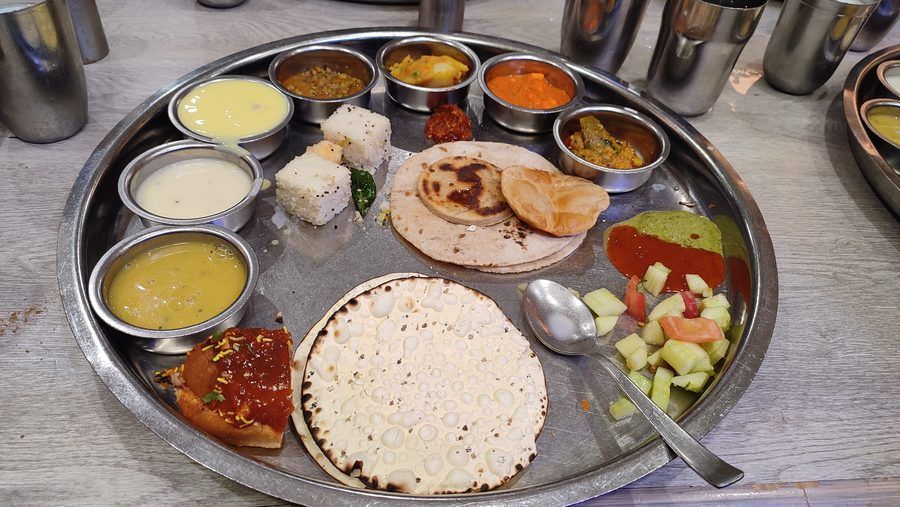 Gujarati thali